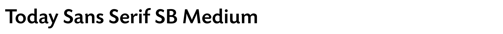 Today Sans Serif SB Medium image