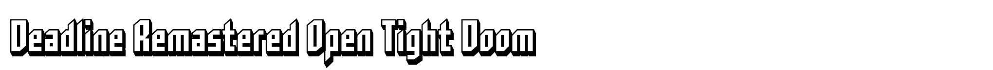 Deadline Remastered Open Tight Doom image