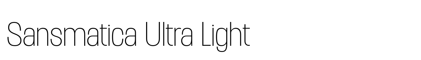 Sansmatica Ultra Light