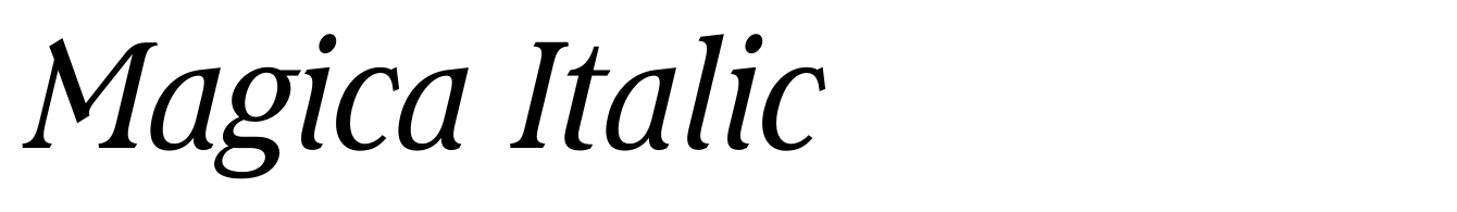 Magica Italic