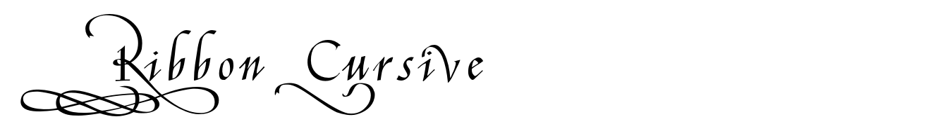 Ribbon Cursive