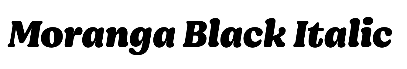 Moranga Black Italic