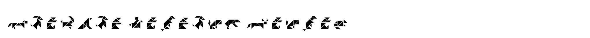 Tangram Animals Inline image