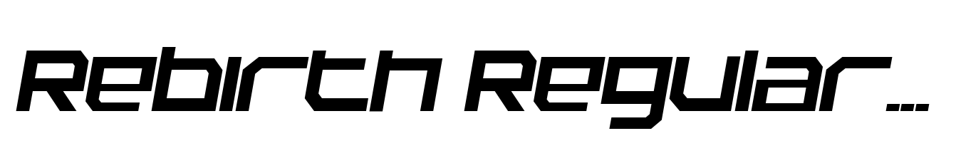 Rebirth Regular Italic