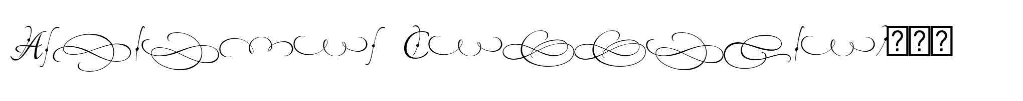 American Calligraphic Fleur image