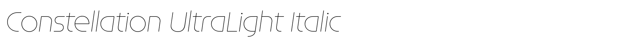 Constellation UltraLight Italic image