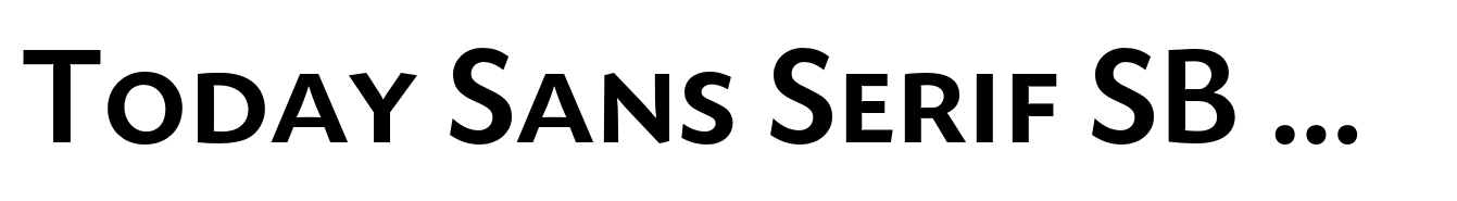 Today Sans Serif SB Medium Small Caps