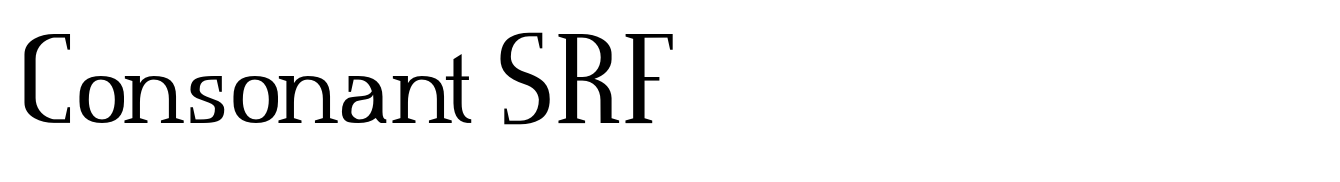 Consonant SRF
