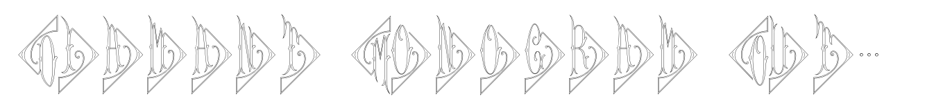 Diamant Monogram Outline (25000 Impressions)