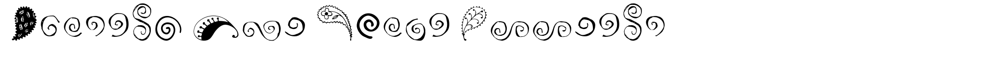 Paisley And Swirl Doodles image