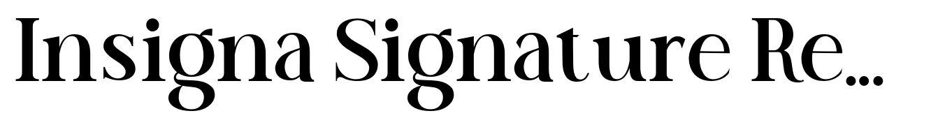 Insigna Signature Regular