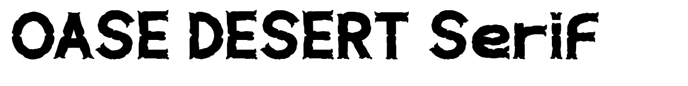OASE DESERT Serif