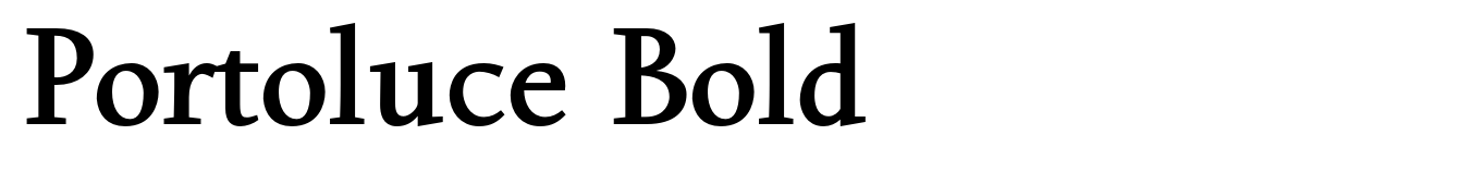 Portoluce Bold