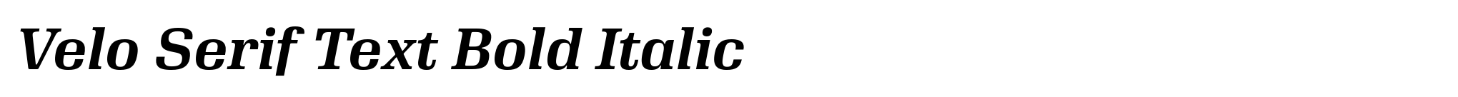 Velo Serif Text Bold Italic image