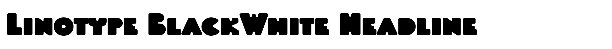 Linotype BlackWhite Headline image