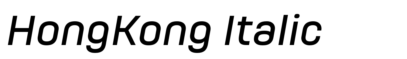 HongKong Italic