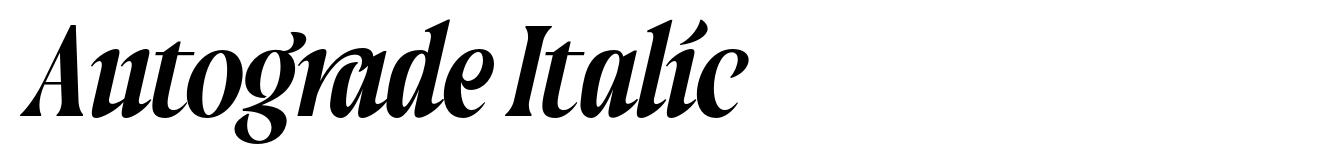 Autograde Italic