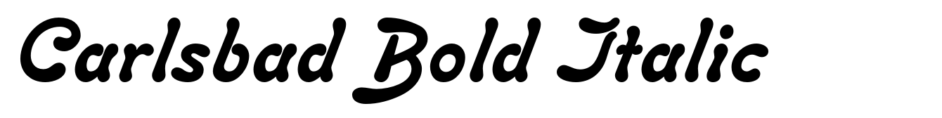 Carlsbad Bold Italic