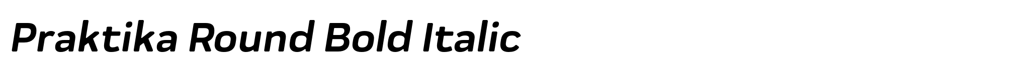 Praktika Round Bold Italic image