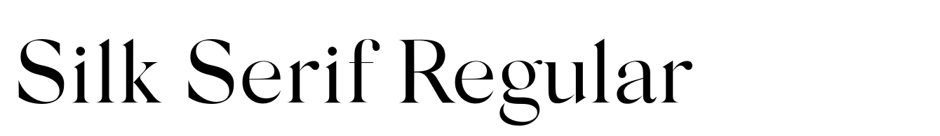 Silk Serif Regular
