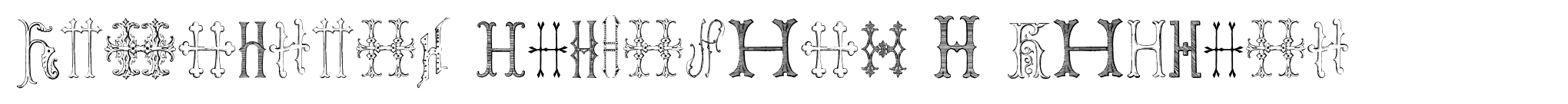 Victorian Alphabets H Regular image