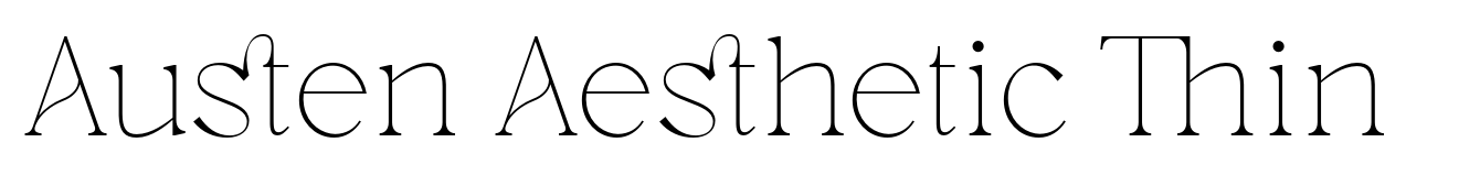 Austen Aesthetic Thin