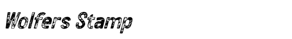 Wolfers Stamp#2 Slant image