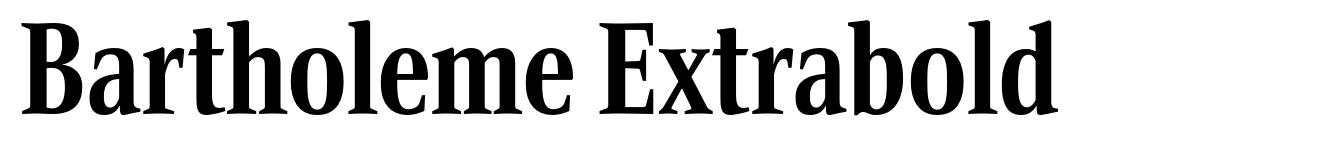 Bartholeme Extrabold