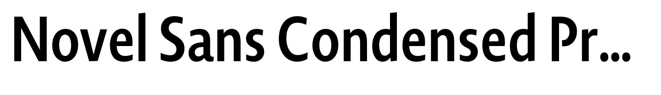 Novel Sans Condensed Pro Semi Bold