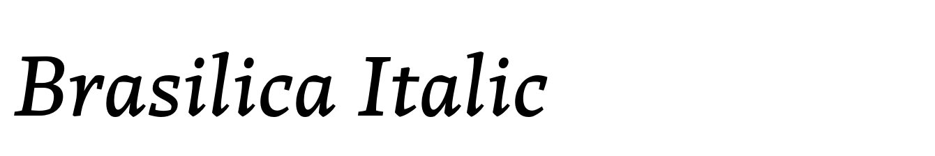 Brasilica Italic