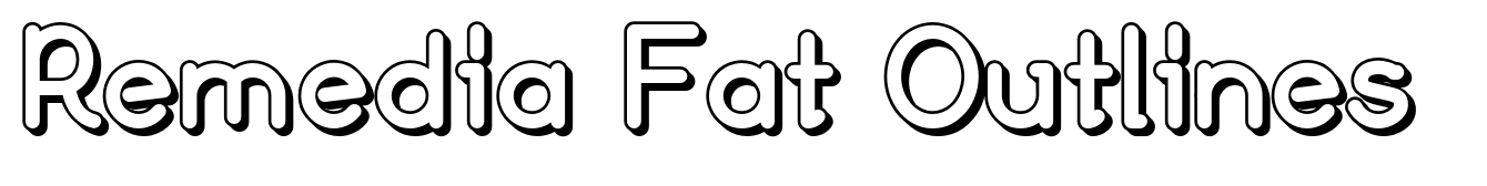 Remedia Fat Outlines