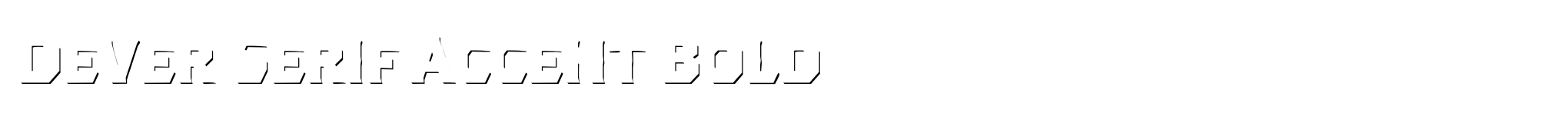 Dever Serif Accent Bold image
