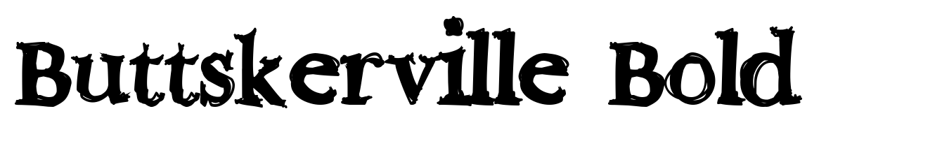 Buttskerville Bold
