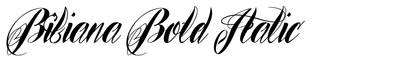 Bibiana Bold Italic