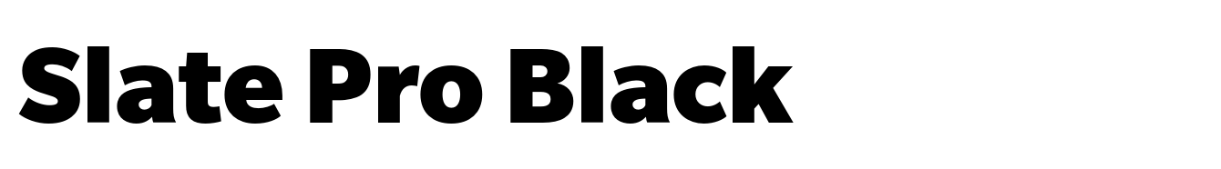 Slate Pro Black