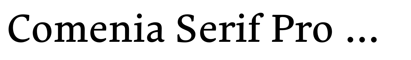 Comenia Serif Pro Comenia Serif Pro