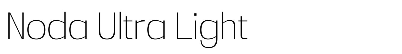 Noda Ultra Light