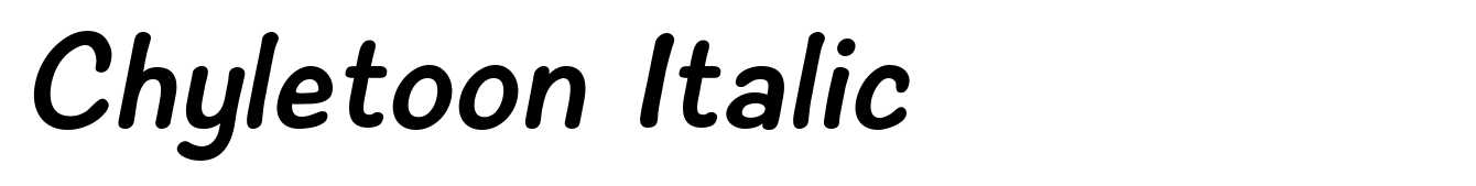 Chyletoon Italic