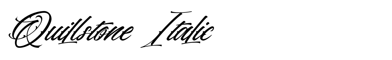 Quillstone Italic