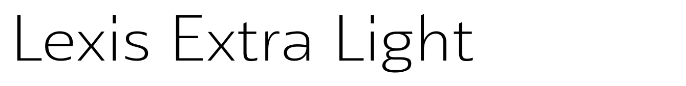 Lexis Extra Light