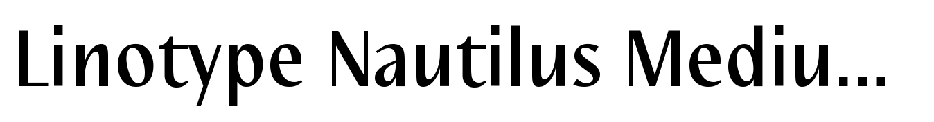 Linotype Nautilus Medium OsF