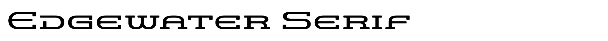 Edgewater Serif image