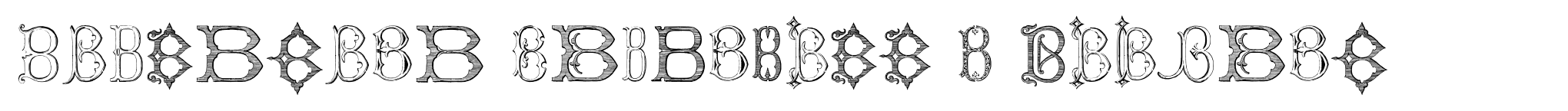 Victorian Alphabets B Regular image