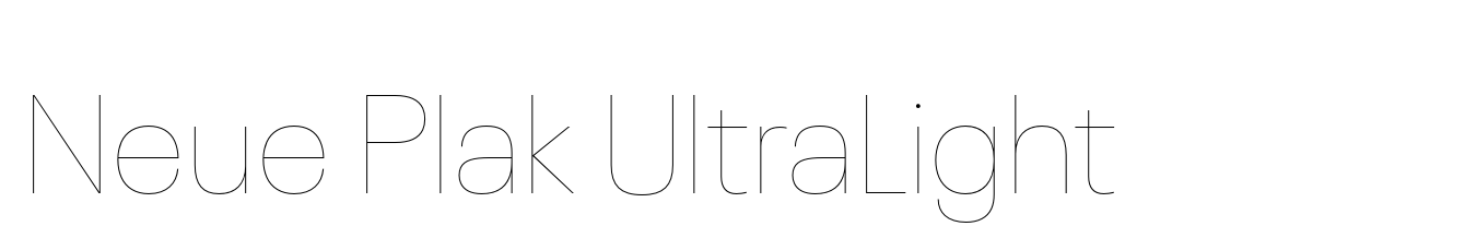 Neue Plak UltraLight