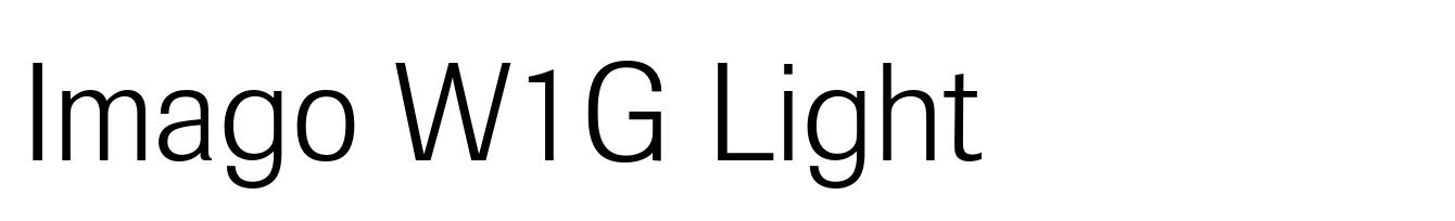 Imago W1G Light