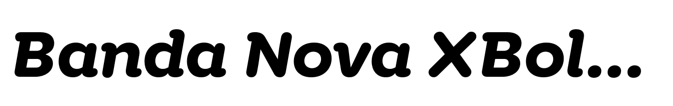 Banda Nova XBold Italic