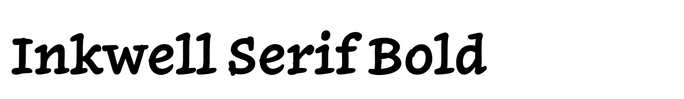 Inkwell Serif Bold