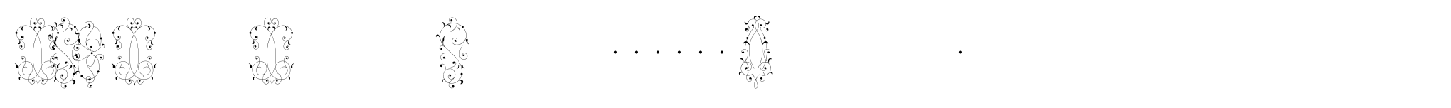 MFC Manoir Monogram Flourish (10000 Impressions) image
