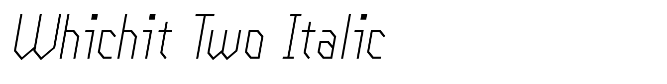 Whichit Two Italic