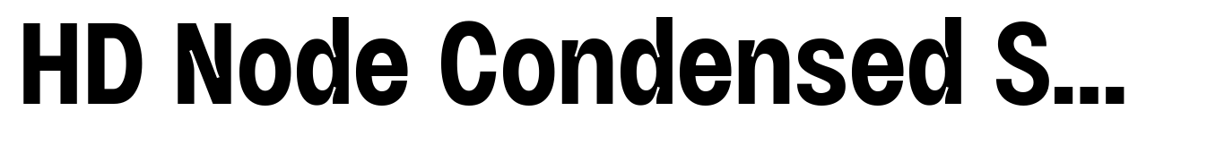 HD Node Condensed Semi Bold